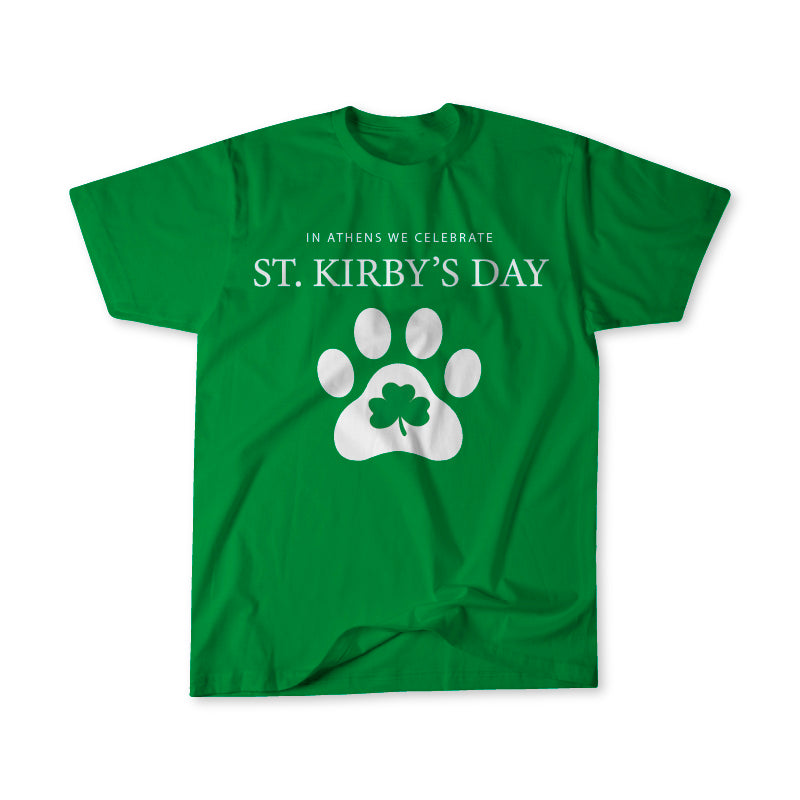 In Athens We Celebrate St. Kirby’s Day St. Patrick's Day Shirt