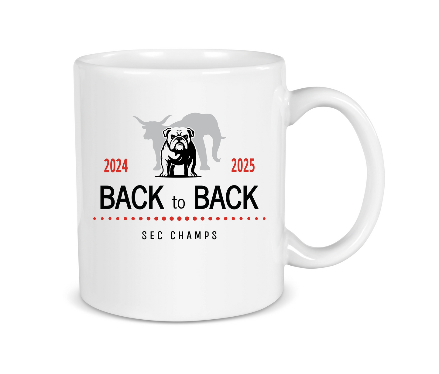 SEC Champions Back-to-Back Mug (2024–2025)