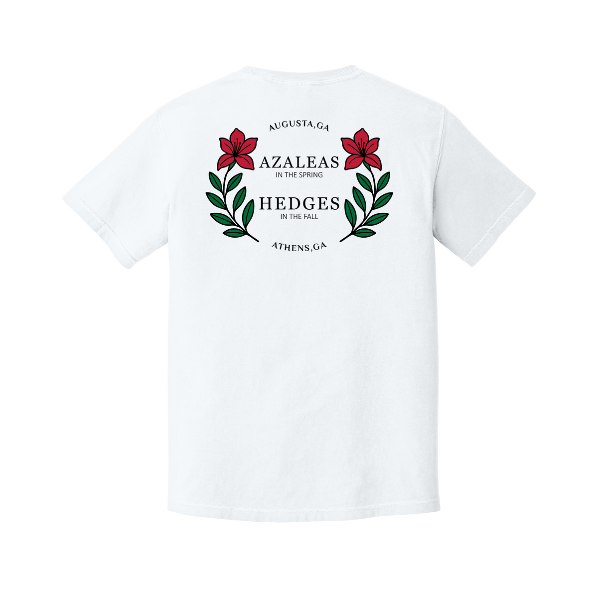 Azaleas in the Spring, Hedges in the Fall Comfort Colors T-Shirt