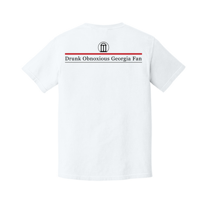 Drunk Obnoxious Georgia Fan Comfort Colors T-Shirt